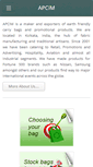 Mobile Screenshot of apcimpex.com